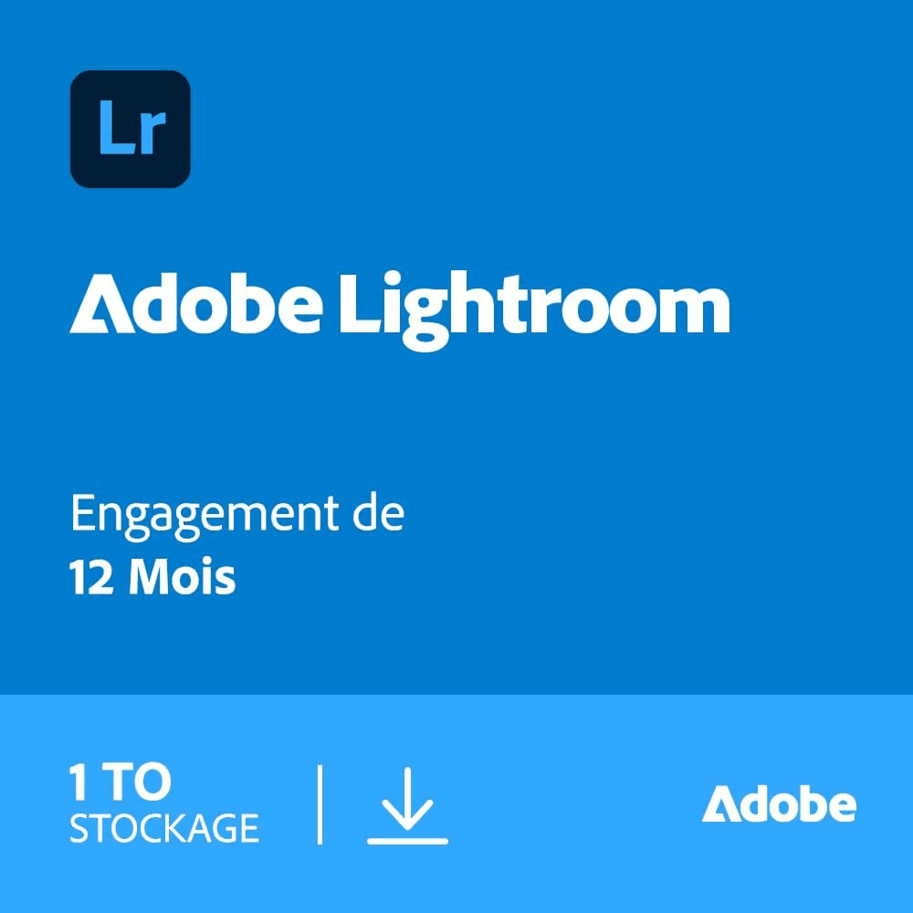 Adobe Lightroom CC | 1 Appareil | 1 An | Téléchargement